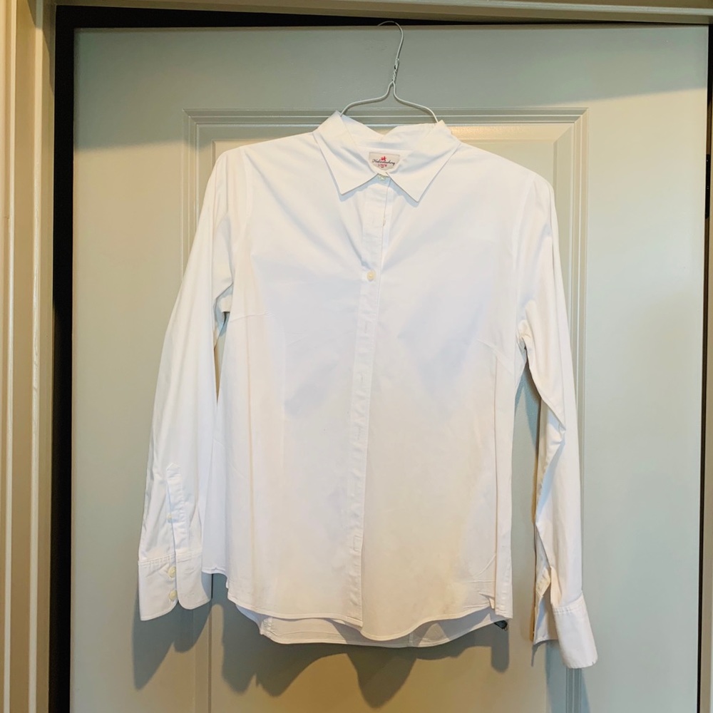 J Crew white button down